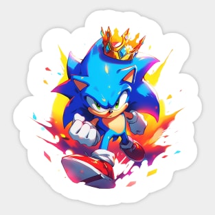 king sonic Sticker